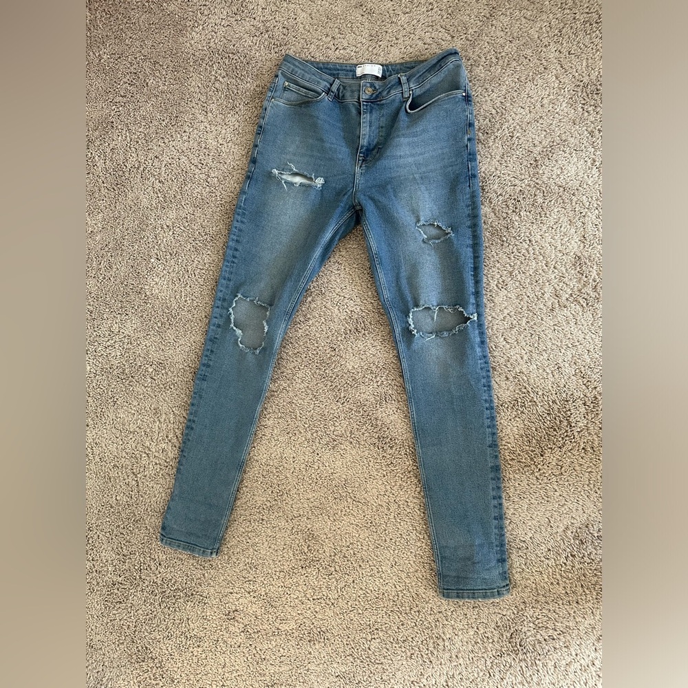 ASOS jeans distressed
